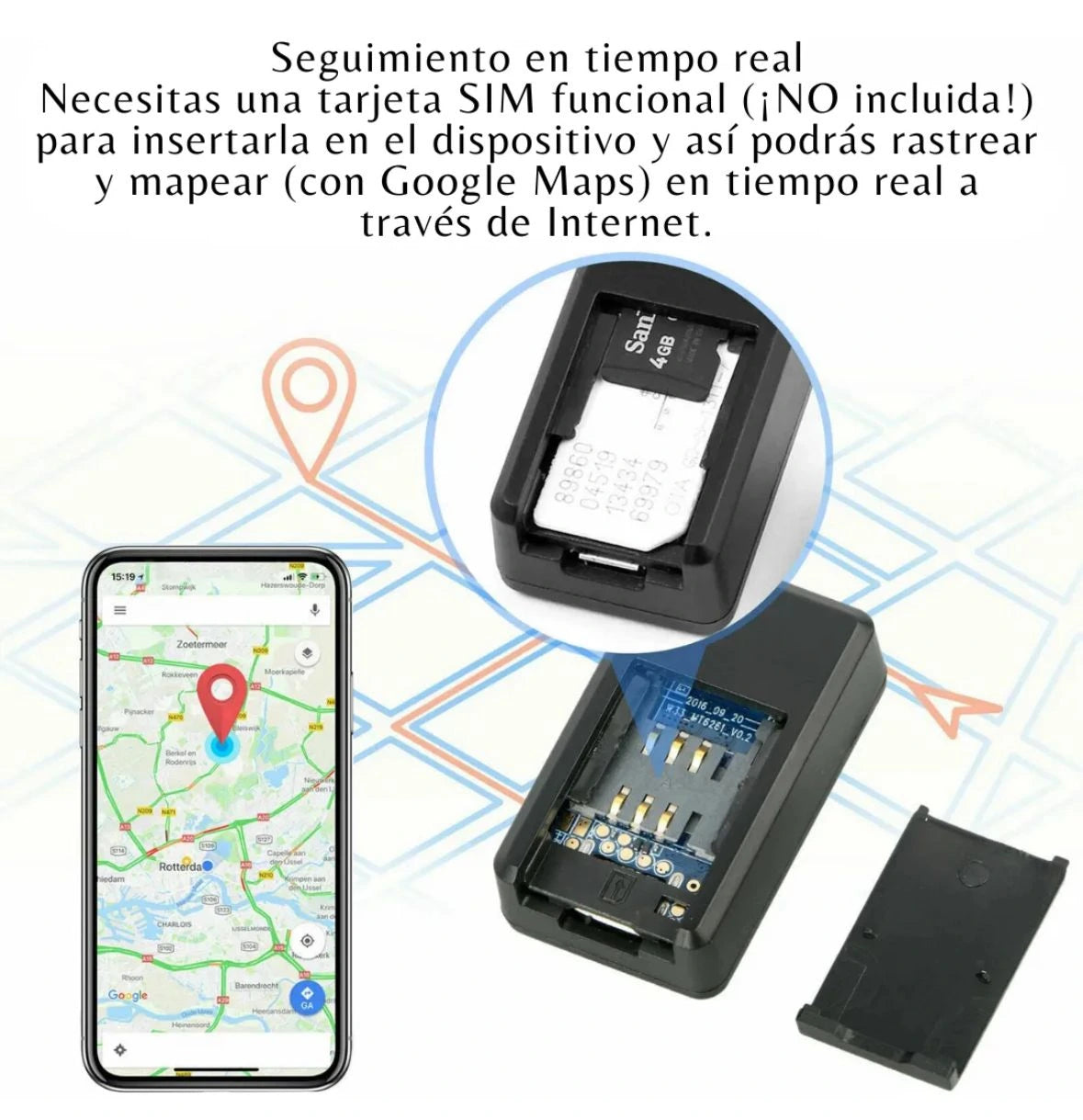 TrackMax Pro - Encuentra tu auto con GPS inteligente en tiempo real