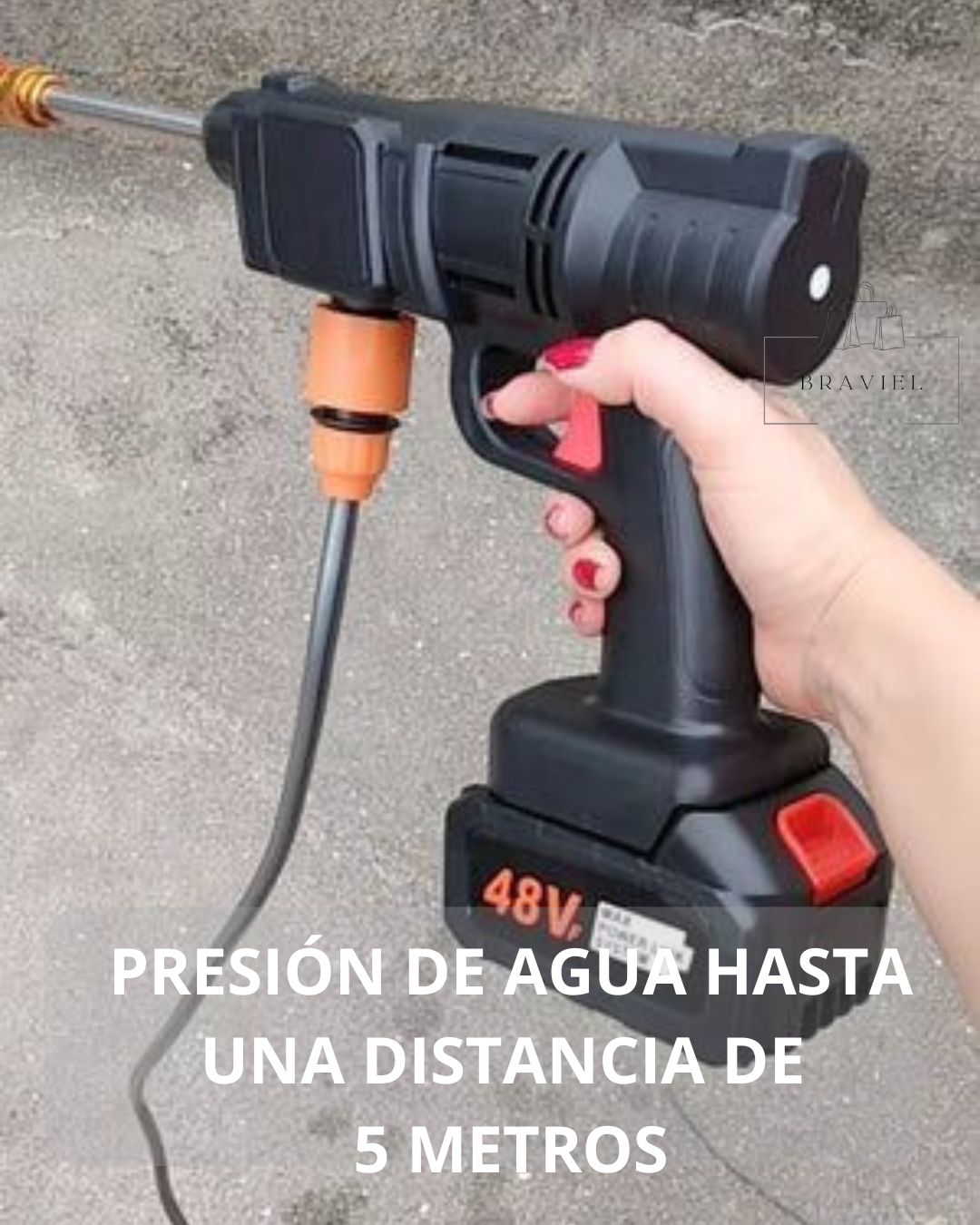 Hidrolavadora Portátil Inalámbrica