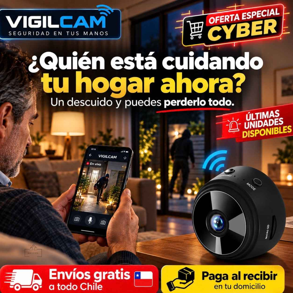 VIGILCAM: La Mini Cámara Espía de Seguridad
