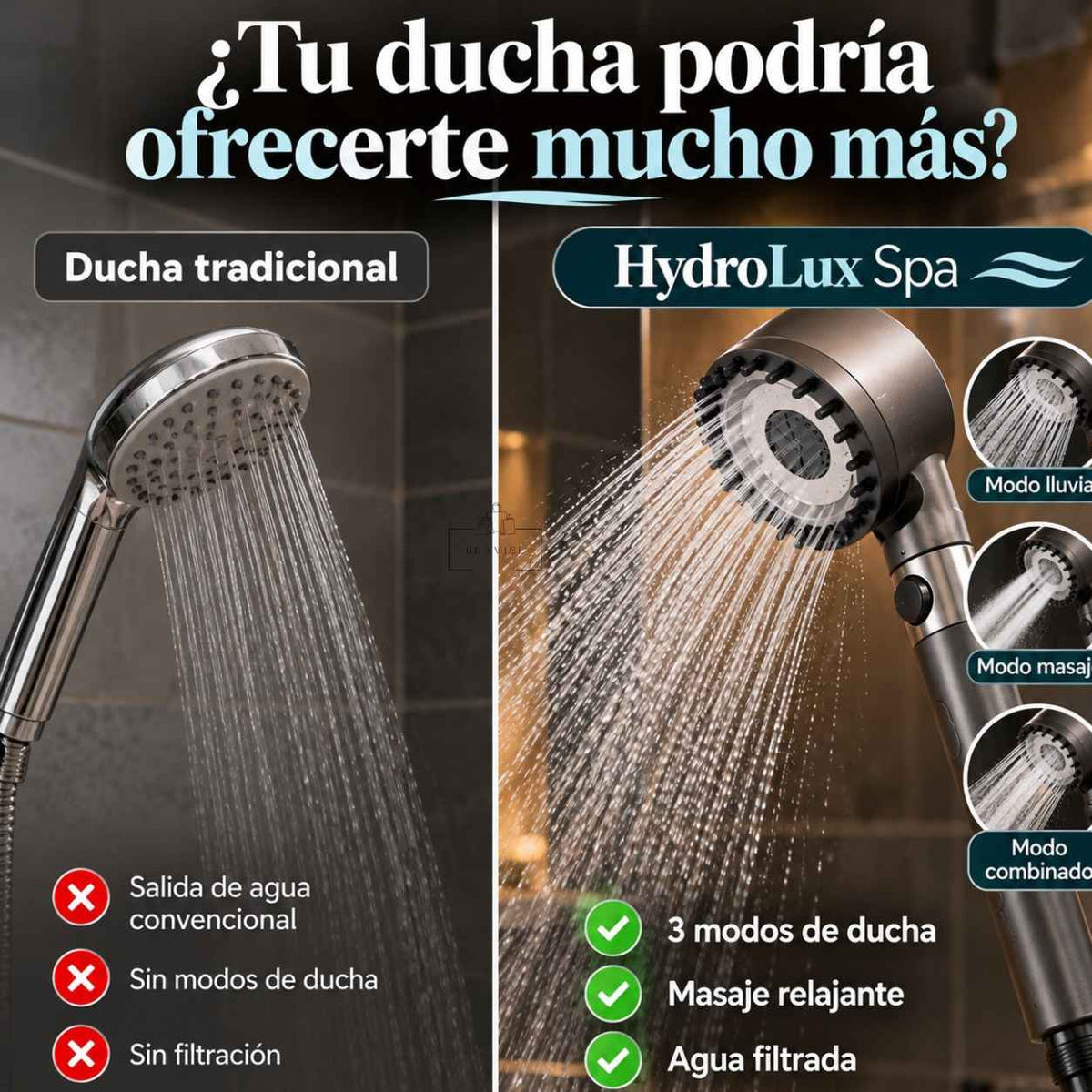 HydroLux Spa - Ducha de Alta Presión