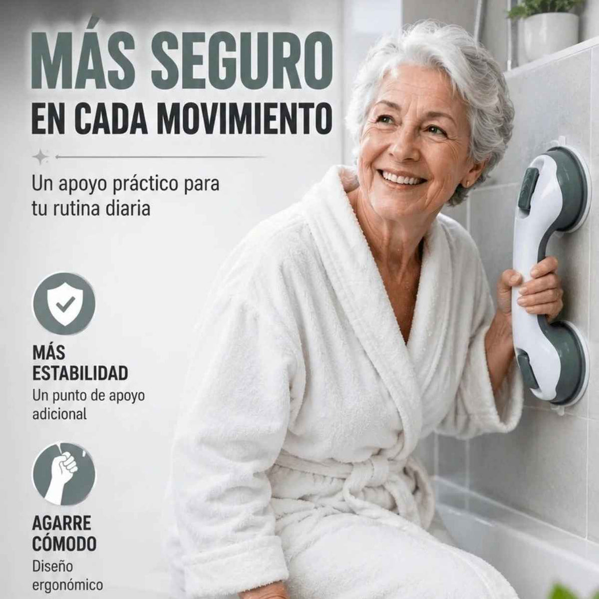 AgarrePro - Manilla de Sujeción para baños