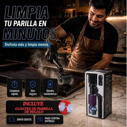 GrillZap Pro - Parrilla Limpia en Minutos