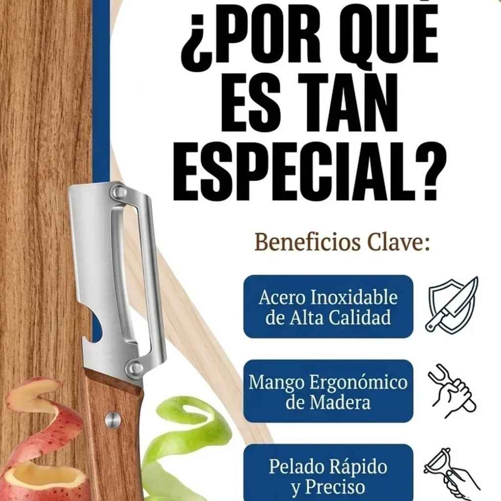 MaxPeel Kitchen - Precisión y cero desperdicio de verduras