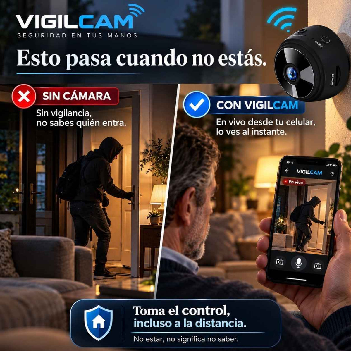 VIGILCAM: La Mini Cámara Espía de Seguridad