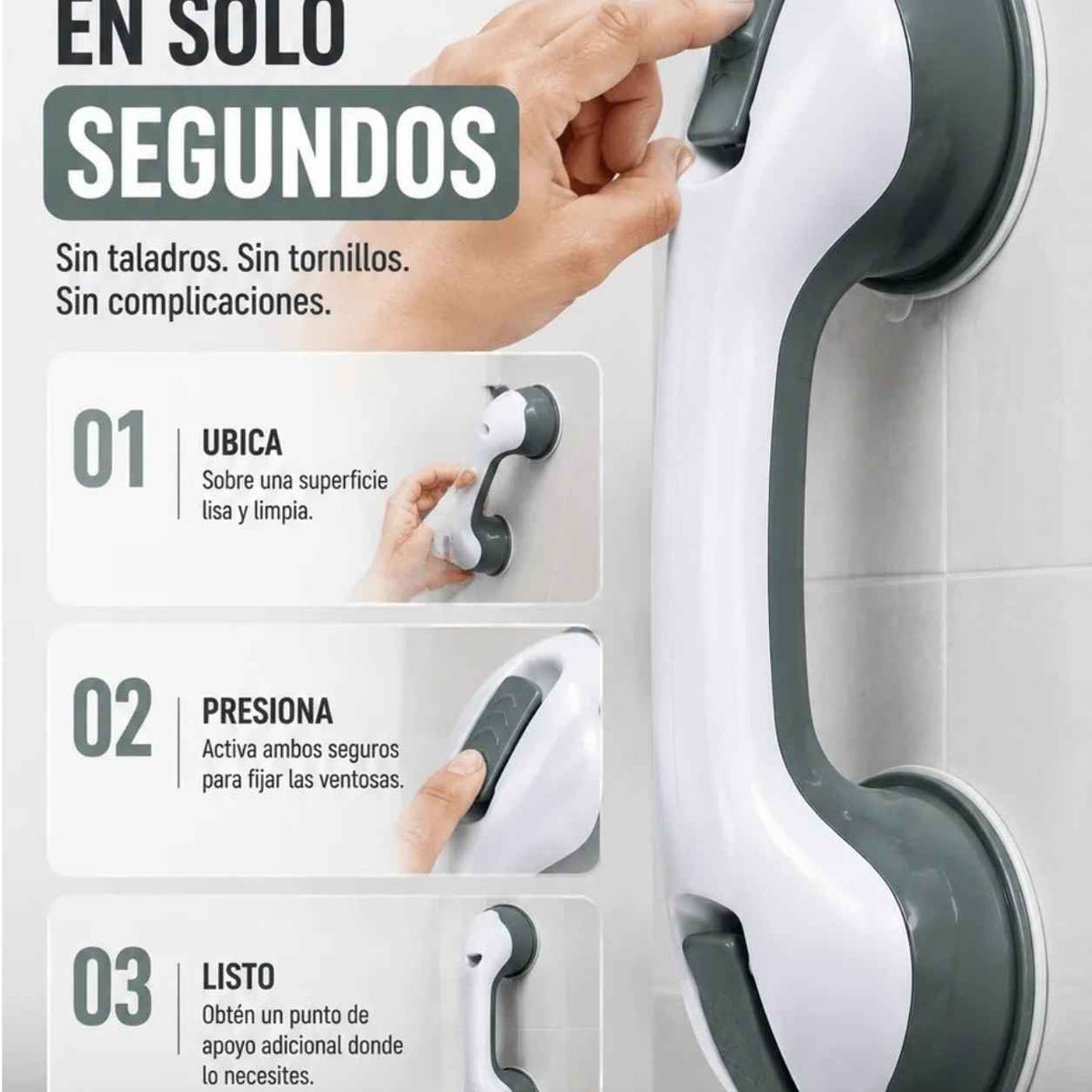 AgarrePro - Manilla de Sujeción para baños