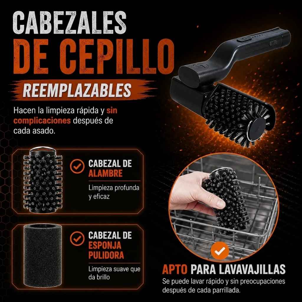 GrillZap Pro - Parrilla Limpia en Minutos
