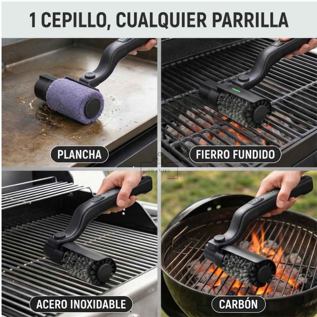 GrillZap Pro - Parrilla Limpia en Minutos