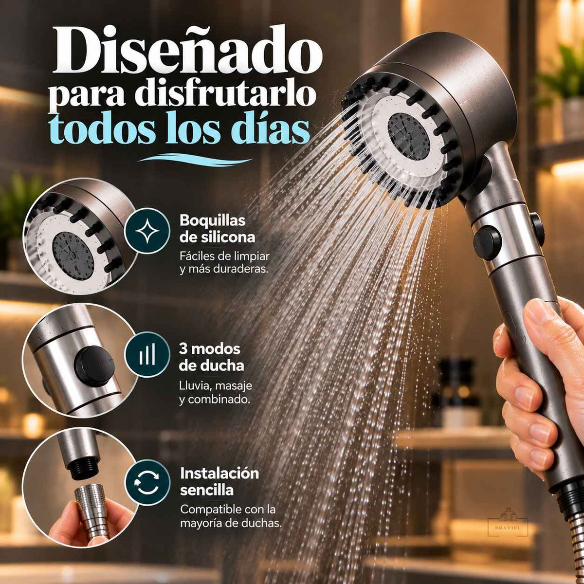 HydroLux Spa - Ducha de Alta Presión
