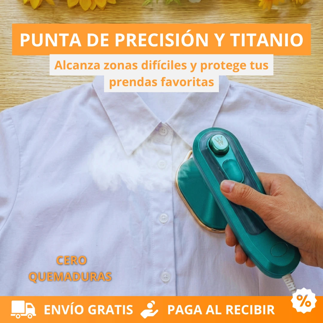 PlanchaGo Pro - Ropa lista sin arrugas en 30 segundos