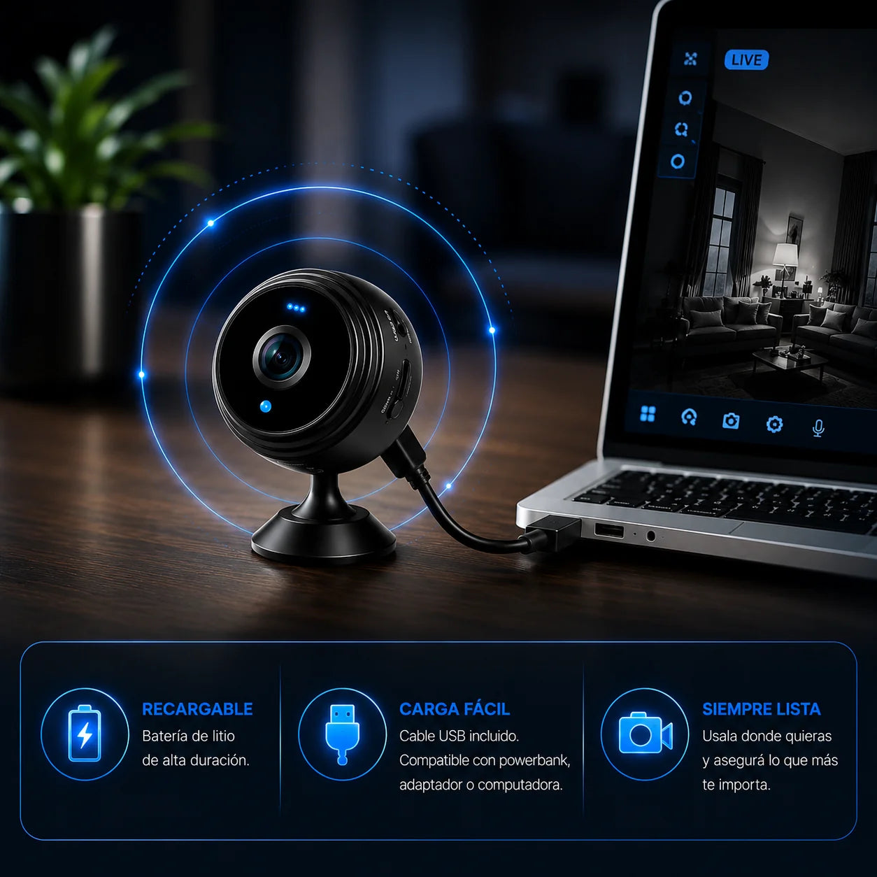 VIGILCAM PRO: La Mini Cámara Espía de Seguridad