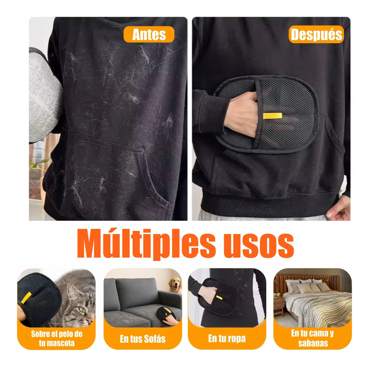 PeelOff: El Guante Quita Pelos que tu hogar necesita