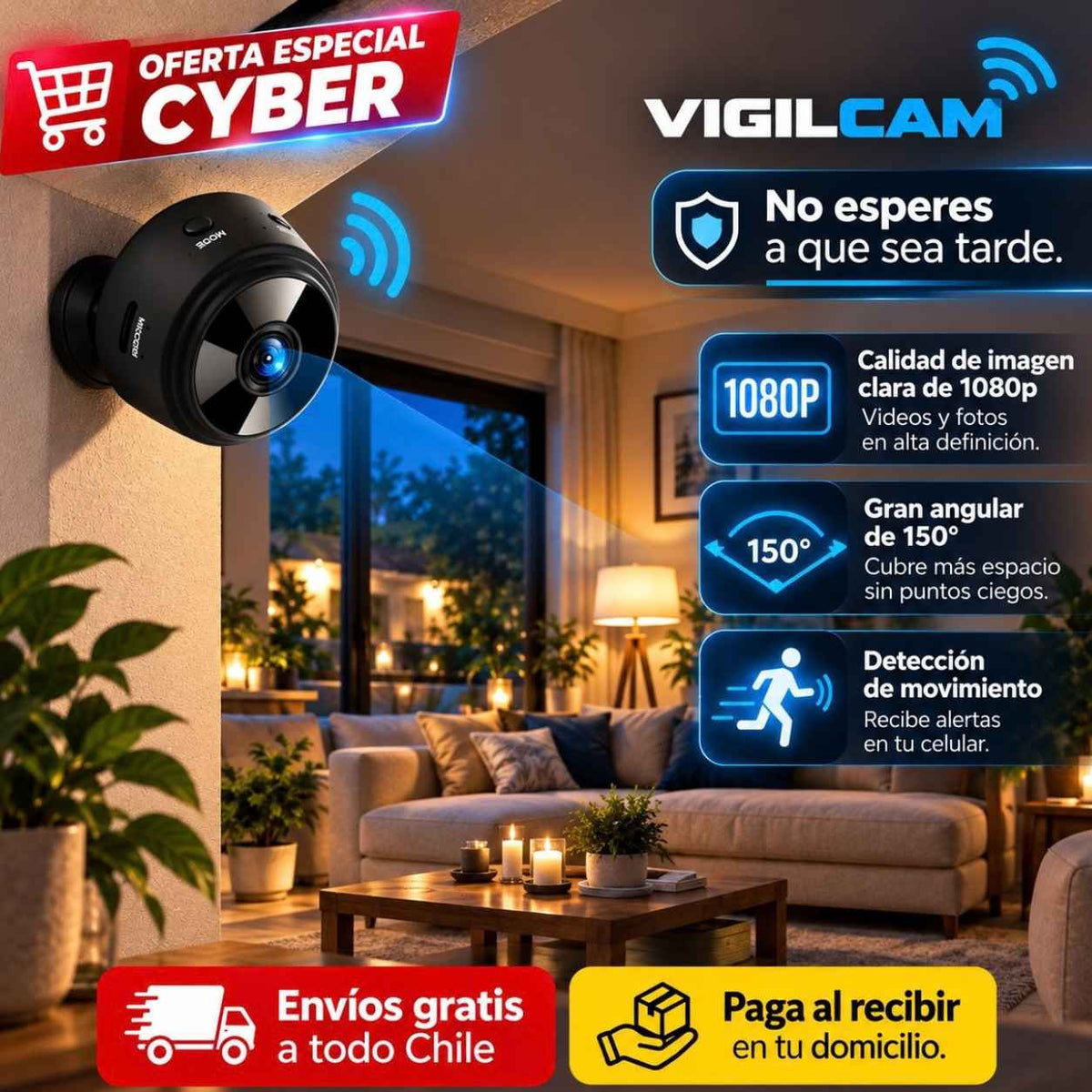 VIGILCAM: La Mini Cámara Espía de Seguridad