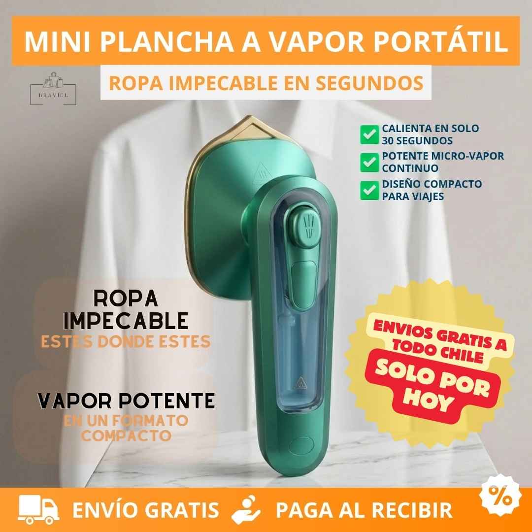 PlanchaGo Pro - Ropa lista sin arrugas en 30 segundos