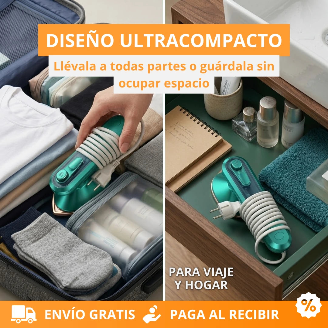 PlanchaGo Pro - Ropa lista sin arrugas en 30 segundos